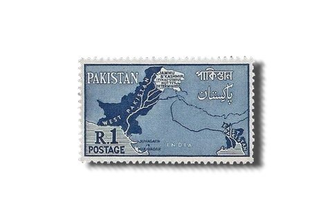 Map of Pakistan Claims on Disputed Area
