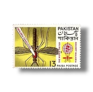 Malaria Eradication Mosquito Pierced with Blades