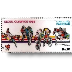 Summer Olympic Games 1988 Seoul Equestrian events and cycling