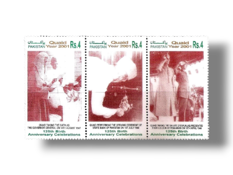 125th Birth Anniv of Mohammad Ali Jinnah Quaid-e-Azam Full Set