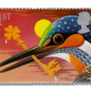 1991 GB1540 Common Kingfisher with Key