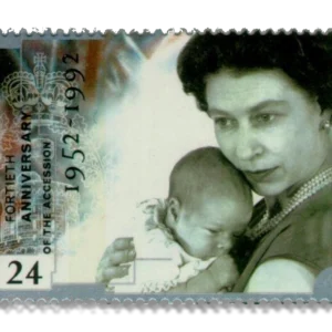 1992 GB1604 Queen Elizabeth with Baby Prince Andrew