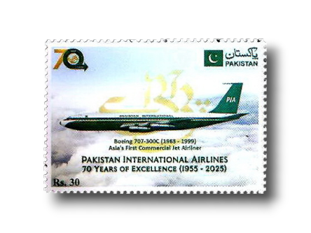 70 of Years of Pakistan International Airways Boeing 707-300C Arcraft