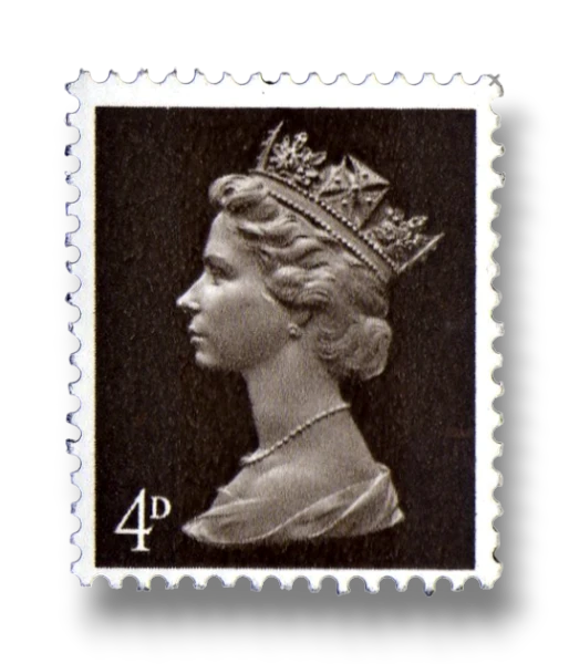 Queen Elizabeth II - 4d Predecimal Machin